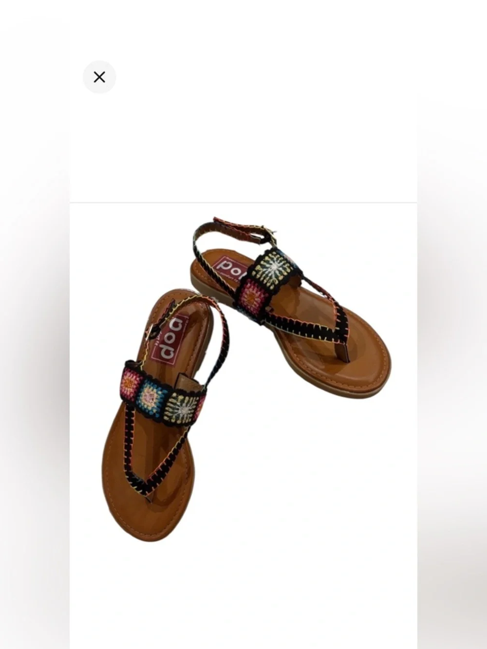 Boho Chic Multicolor Sandals